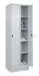 C+P Wäsche-Spind Classic PLUS, Sockel, 2 Abteile, 1950x600x500mm, 7035/7035 Produktbild