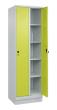 C+P Wäsche-Spind Classic PLUS, Sockel, 2 Abteile, 1950x600x500mm, 7035/0024 Produktbild