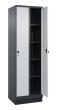 C+P Wäsche-Spind Classic PLUS, Sockel, 2 Abteile, 1950x600x500mm, 7016/7035 Produktbild