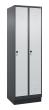 C+P Wäsche-Spind Classic PLUS, Sockel, 2 Abteile, 1950x600x500mm, 7016/7035 Produktbild img2 S
