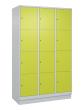 C+P Schließfachschrank Classic PLUS, Sockel, 12 Fächer, 1950x1200x500mm, 7035/00 Produktbild img3 S