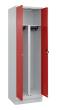 C+P PSA Doppel-Spind Classic PLUS, Sockel, 2 Abteile, 1950x600x500mm, 7035/3020 Produktbild