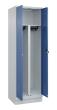 C+P PSA Doppel-Spind Classic PLUS, Sockel, 2 Abteile, 1950x600x500mm, 7035/5023 Produktbild