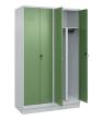 C+P PSA Doppel-Spind Classic PLUS, Sockel, 4 Abteile, 1950x1200x500mm, 7035/6011 Produktbild