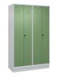 C+P PSA Doppel-Spind Classic PLUS, Sockel, 4 Abteile, 1950x1200x500mm, 7035/6011 Produktbild img2 S