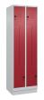 C+P Z-Spind, Classic PLUS, Sockel, 4 Fächer, 1950x600x500mm, 7035/3003 Produktbild img2 S