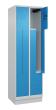 C+P Z-Spind, Classic PLUS, Sockel, 4 Fächer, 1950x600x500mm, 7035/5012 Produktbild
