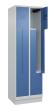 C+P Z-Spind, Classic PLUS, Sockel, 4 Fächer, 1950x600x500mm, 7035/5023 Produktbild