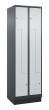 C+P Z-Spind, Classic PLUS, Sockel, 4 Fächer, 1950x600x500mm, 7016/7035 Produktbild img2 S