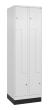 C+P Z-Spind, Classic PLUS, Sockel, 4 Fächer, 1950x600x500mm, 9016/9016 Produktbild img2 S