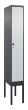 C+P Spind Classic PLUS, Gestell, 1 Abteil, 2120x300x500mm, 7016/7035 Produktbild img2 S