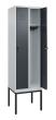 C+P Spind Classic PLUS, Gestell, 2 Abteile, 2120x600x500mm, 7035/7016 Produktbild