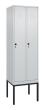 C+P Spind Classic PLUS, Gestell, 2 Abteile, 2120x600x500mm, 7035/7035 Produktbild img2 S
