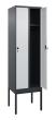 C+P Spind Classic PLUS, Gestell, 2 Abteile, 2120x600x500mm, 7016/7035 Produktbild