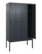 C+P Spind Classic PLUS, Gestell, 4 Abteile, 2120x1200x500mm, 7016/7016 Produktbild