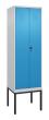 C+P PSA Doppel-Spind Classic PLUS, Gestell, 2 Abteile, 2120x600x500mm, 7035/5012 Produktbild img2 S
