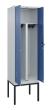 C+P PSA Doppel-Spind Classic PLUS, Gestell, 2 Abteile, 2120x600x500mm, 7035/5023 Produktbild