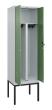 C+P PSA Doppel-Spind Classic PLUS, Gestell, 2 Abteile, 2120x600x500mm, 7035/6011 Produktbild