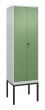 C+P PSA Doppel-Spind Classic PLUS, Gestell, 2 Abteile, 2120x600x500mm, 7035/6011 Produktbild img2 S