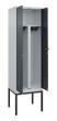 C+P PSA Doppel-Spind Classic PLUS, Gestell, 2 Abteile, 2120x600x500mm, 7035/7016 Produktbild