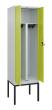 C+P PSA Doppel-Spind Classic PLUS, Gestell, 2 Abteile, 2120x600x500mm, 7035/0024 Produktbild