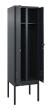 C+P Schwarz-Weiß-Spind Classic PLUS, Gestell, 2 Abteile, 2120x600x500mm, 7016/70 Produktbild