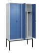 C+P PSA Doppel-Spind Classic PLUS, Gestell, 4 Abteile, 2120x1200x500mm, 7035/502 Produktbild
