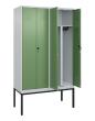 C+P PSA Doppel-Spind Classic PLUS, Gestell, 4 Abteile, 2120x1200x500mm, 7035/601 Produktbild