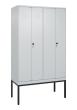 C+P PSA Doppel-Spind Classic PLUS, Gestell, 4 Abteile, 2120x1200x500mm, 7035/703 Produktbild img2 S