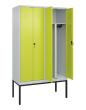 C+P PSA Doppel-Spind Classic PLUS, Gestell, 4 Abteile, 2120x1200x500mm, 7035/002 Produktbild