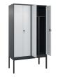 C+P PSA Doppel-Spind Classic PLUS, Gestell, 4 Abteile, 2120x1200x500mm, 7016/703 Produktbild