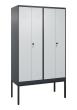 C+P PSA Doppel-Spind Classic PLUS, Gestell, 4 Abteile, 2120x1200x500mm, 7016/703 Produktbild img2 S