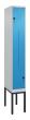 C+P Z-Spind Classic PLUS, Gestell, 2 Abteile, 2120x300x500mm, 7035/5012 Produktbild img2 S