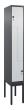C+P Z-Spind Classic PLUS, Gestell, 2 Abteile, 2120x300x500mm, 7016/7035 Produktbild img2 S