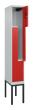 C+P Z-Spind Classic PLUS, Gestell, 2 Abteile, 2120x300x500mm, 7035/3020 Produktbild