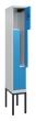 C+P Z-Spind Classic PLUS, Gestell, 2 Abteile, 2120x300x500mm, 7035/5012 Produktbild