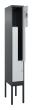 C+P Z-Spind Classic PLUS, Gestell, 2 Abteile, 2120x300x500mm, 7016/7035 Produktbild