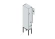 C+P Z-Spind Classic PLUS, Gestell, 2 Abteile, 2120x300x500mm, 7035/2004 Produktbild img5 S
