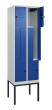 C+P Z-Spind Classic PLUS, Gestell, 4 Abteile, 2120x600x500mm, 7035/5010 Produktbild