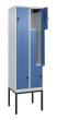 C+P Z-Spind Classic PLUS, Gestell, 4 Abteile, 2120x600x500mm, 7035/5023 Produktbild