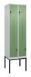 C+P Z-Spind Classic PLUS, Gestell, 4 Abteile, 2120x600x500mm, 7035/6011 Produktbild img2 S