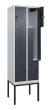 C+P Z-Spind Classic PLUS, Gestell, 4 Abteile, 2120x600x500mm, 7035/7016 Produktbild