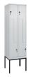 C+P Z-Spind Classic PLUS, Gestell, 4 Abteile, 2120x600x500mm, 7035/7035 Produktbild img2 S