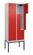 C+P Z-Spind Classic PLUS, Gestell, 4 Abteile, 2120x800x500mm, 7035/3020 Produktbild
