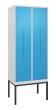 C+P Z-Spind Classic PLUS, Gestell, 4 Abteile, 2120x800x500mm, 7035/5012 Produktbild img2 S