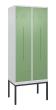 C+P Z-Spind Classic PLUS, Gestell, 4 Abteile, 2120x800x500mm, 7035/6011 Produktbild img2 S