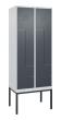 C+P Z-Spind Classic PLUS, Gestell, 4 Abteile, 2120x800x500mm, 7035/7016 Produktbild img2 S