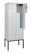 C+P Z-Spind Classic PLUS, Gestell, 4 Abteile, 2120x800x500mm, 7035/7035 Produktbild