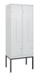 C+P Z-Spind Classic PLUS, Gestell, 4 Abteile, 2120x800x500mm, 7035/7035 Produktbild img2 S