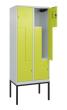 C+P Z-Spind Classic PLUS, Gestell, 4 Abteile, 2120x800x500mm, 7035/0024 Produktbild
